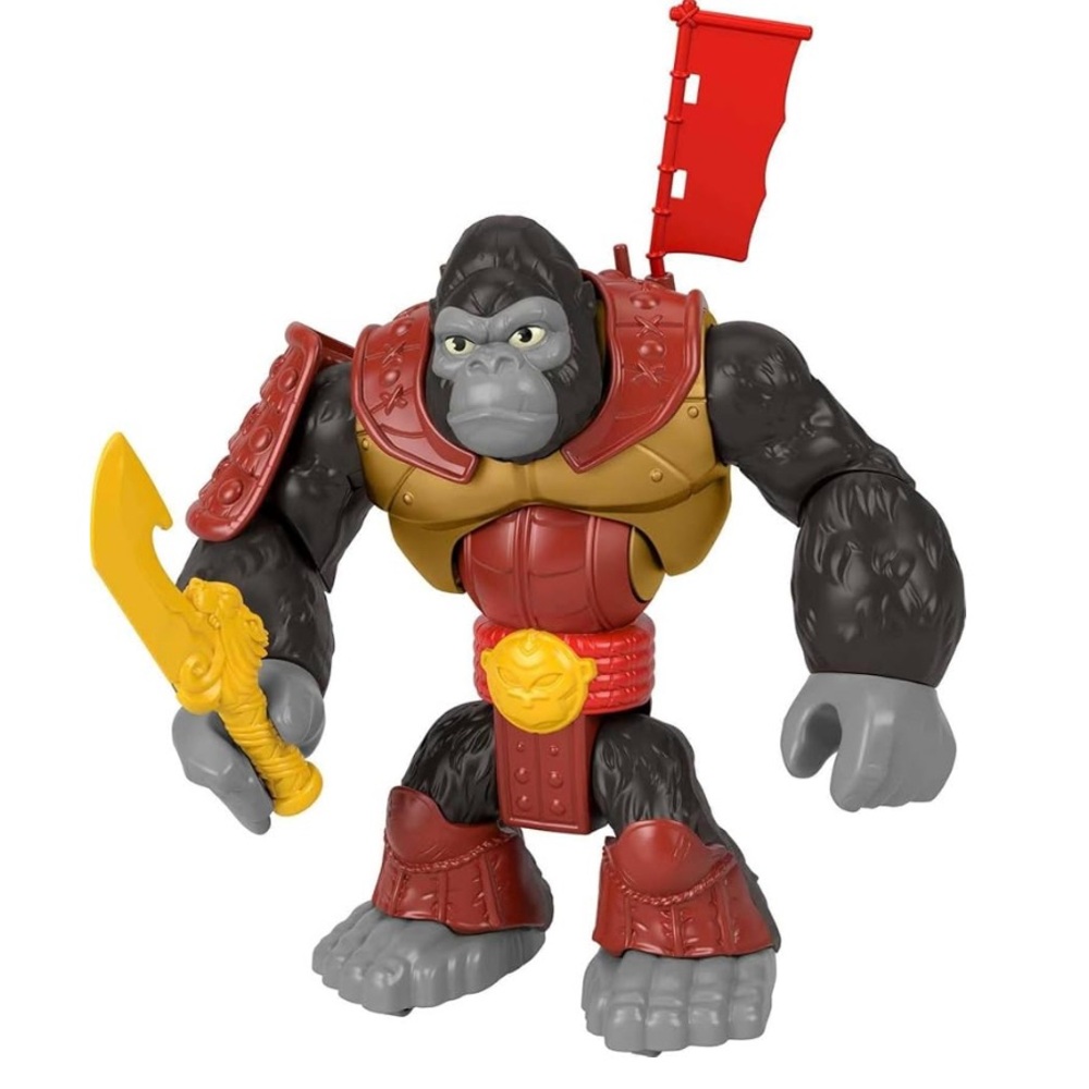 Fisher-Price Imaginext Preschool Toy Silverback Gorilla Smash 8-in Figure: NEW